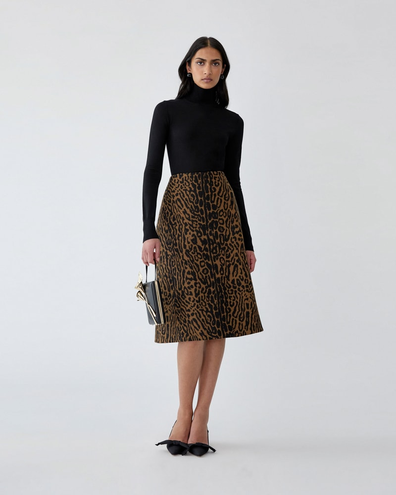 Merino-Silk Turtleneck Sweater