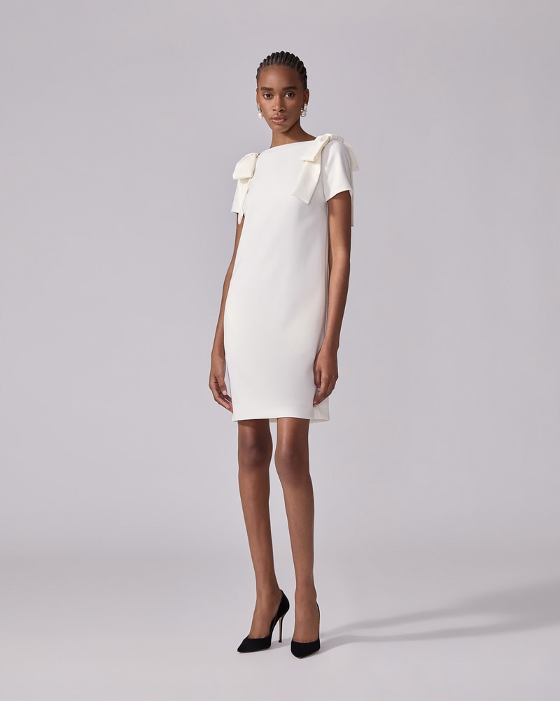 Shift Dress With Bows