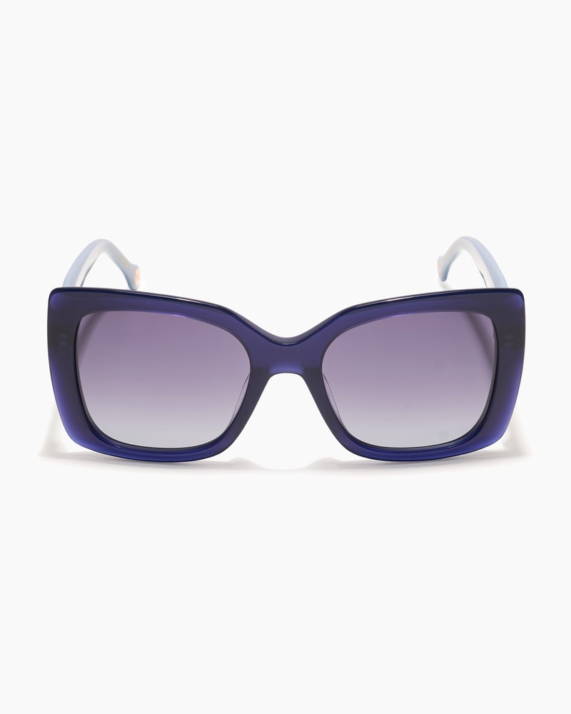 Oversized Sunglasses With Contrast Temples