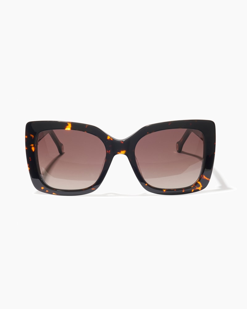 Oversized Sunglasses With Contrast Temples
