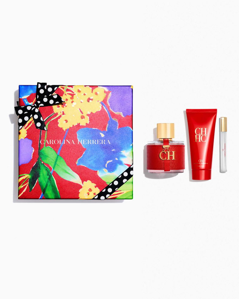 CH Women 100ml Eau de Toilette, 100ml Body Lotion and 10ml Megaspritzer