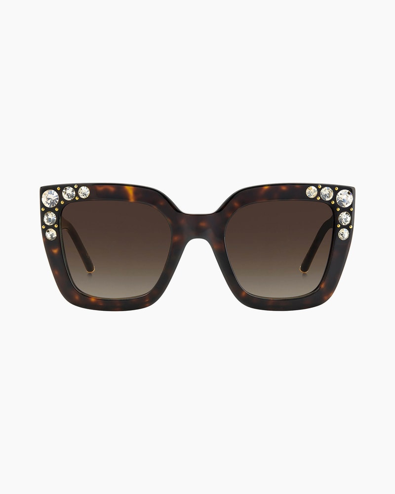 Oversized Square Diamante Sunglasses