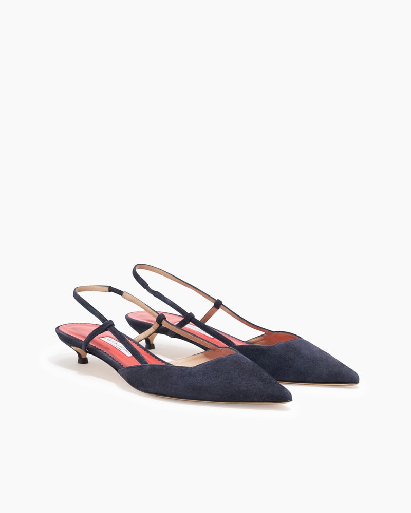 Slingback Kitten Heels