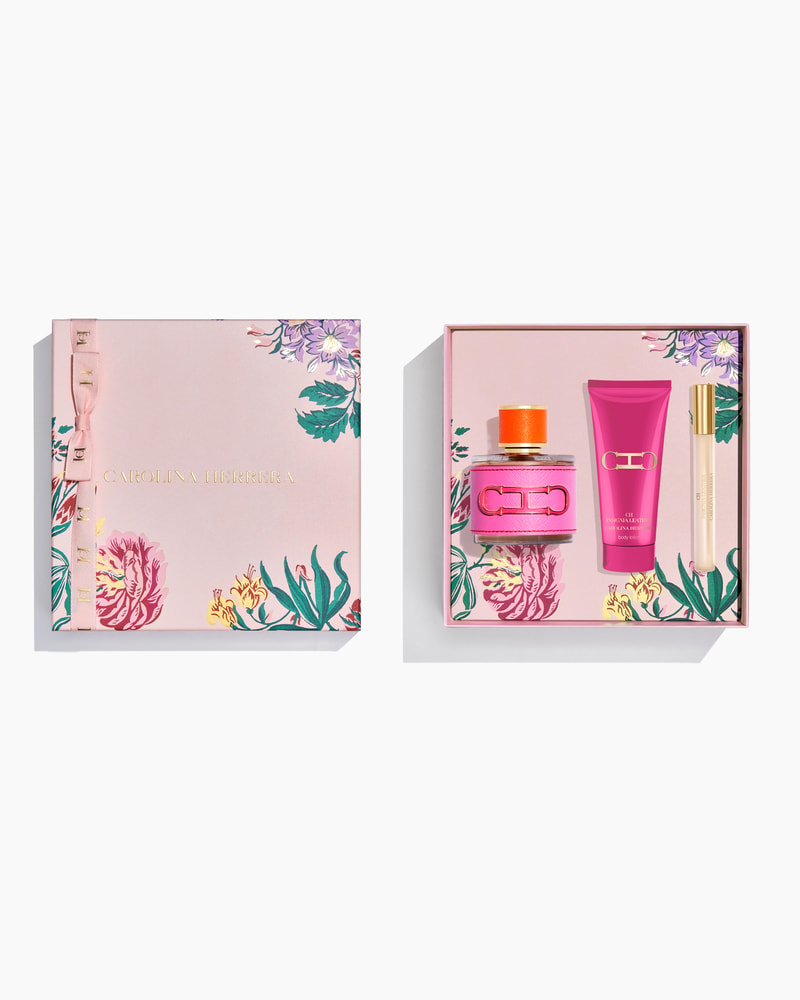 CH Insignia Leather 100ml Eau de Parfum, 100ml Body Lotion and 10ml Megaspritzer