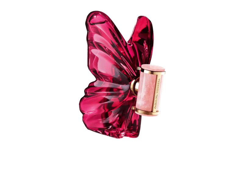 Flacon de parfum Carolina Herrera La Bomba au design en forme de papillon