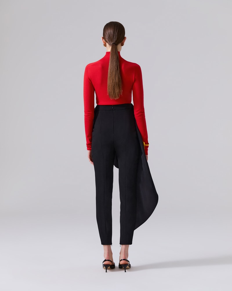 Sheer turtleneck sweater hot sale