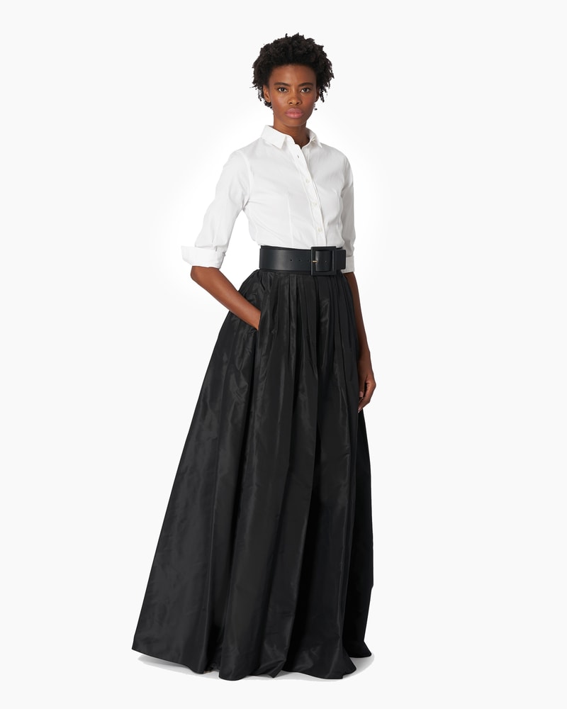 Long taffeta ball skirt 2025