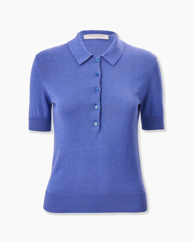 Short Sleeve Polo Ready to Wear Carolina Herrera
