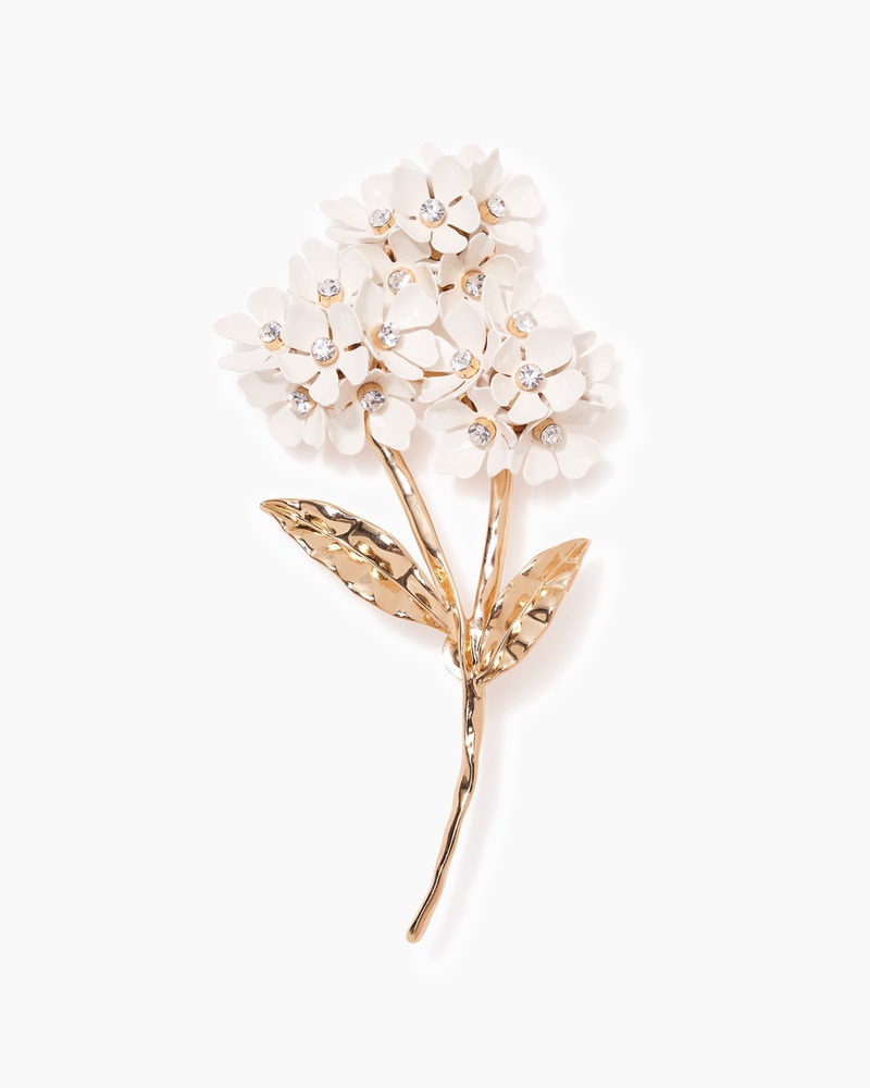 Enamel flower brooch hotsell