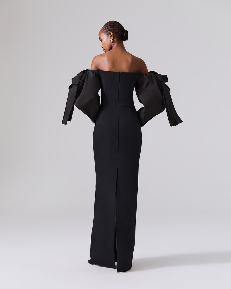 Bow-Sleeve Off-The-Shoulder Gown - Ready - To - Wear | Carolina Herrera