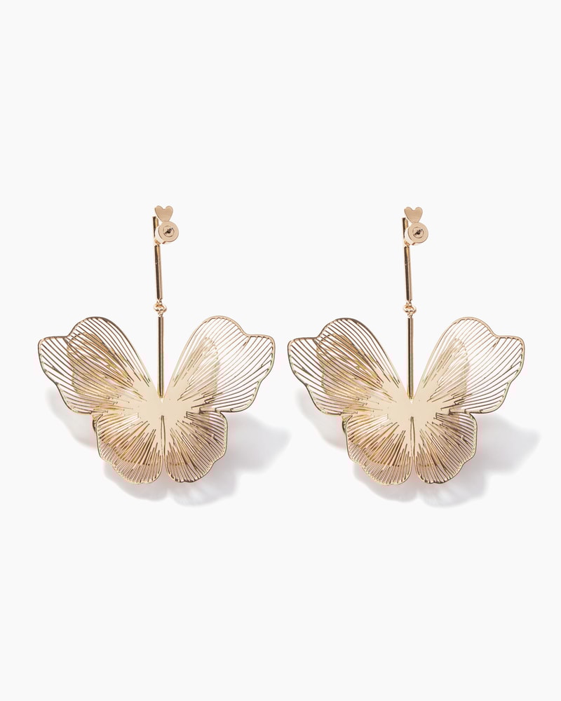 【送料無料/新品】 Lasercut Butterfly Carolina | Accessories - Earrings Drop 絵画