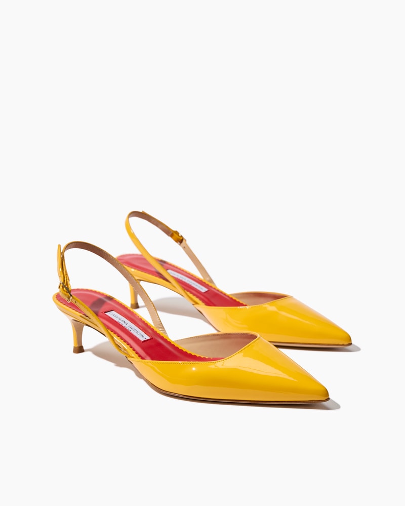 Patent leather kitten heels best sale