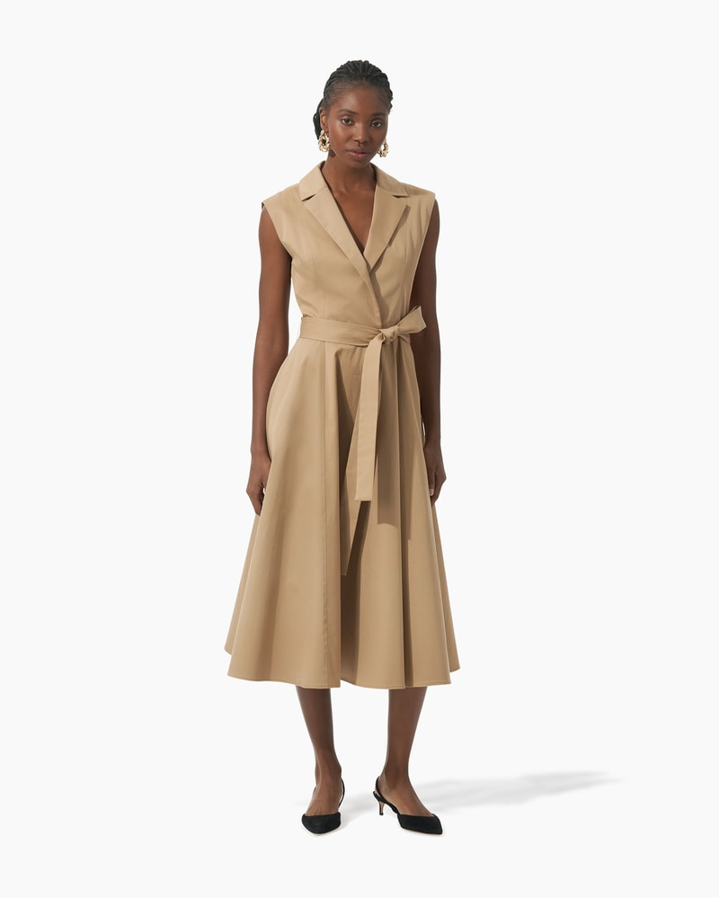 Trench midi dress best sale