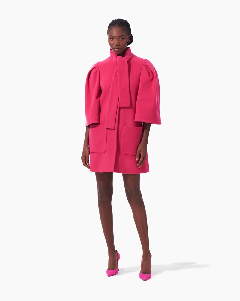 Puff Sleeve Coat Ready to Wear Carolina Herrera