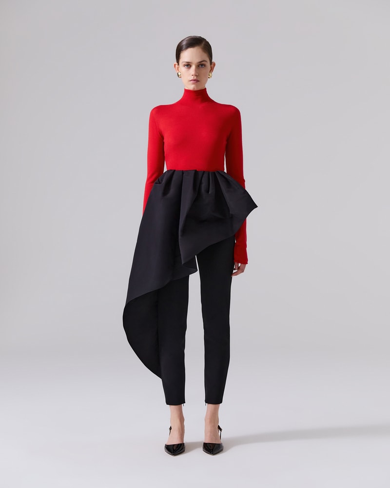 Draped Front Skinny Pants - Ready - To - Wear | Carolina Herrera