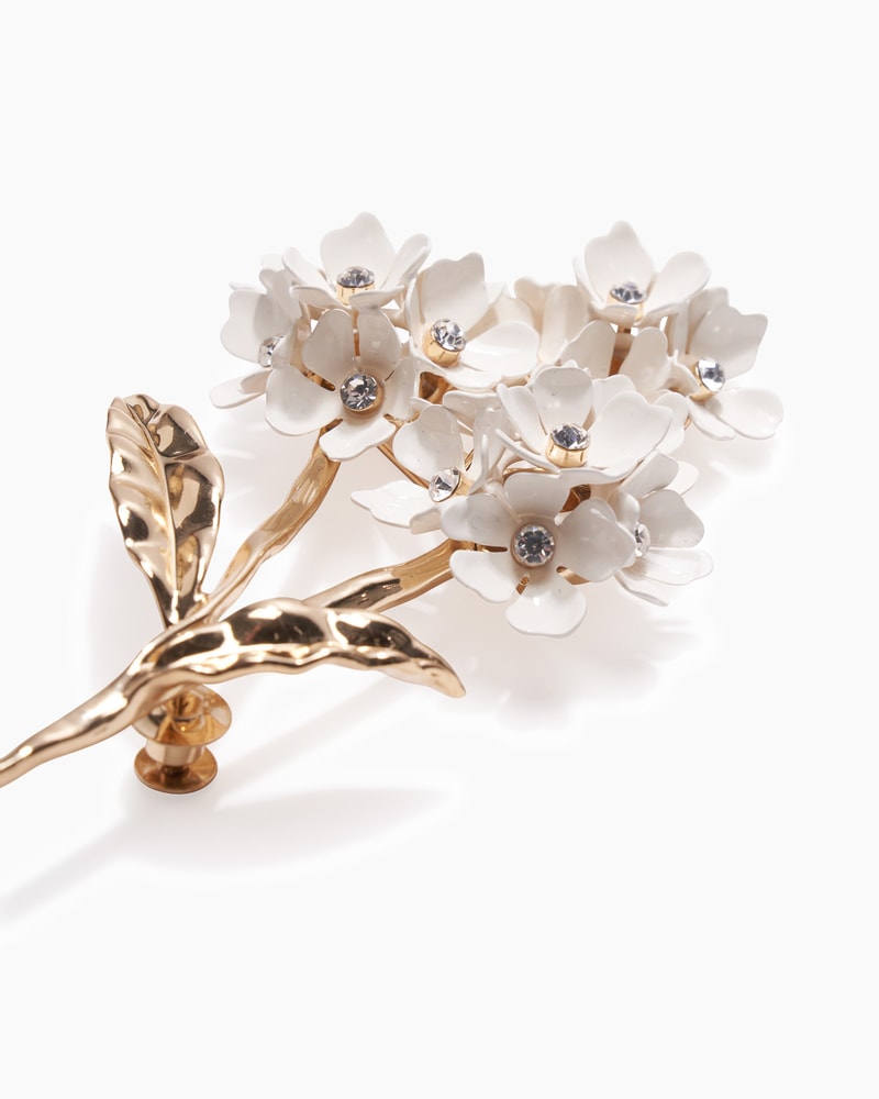 Enamel flower brooch store