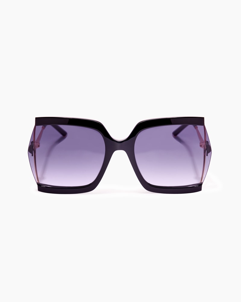 Bow Embellished Oversized Rectangular Sunglasses Ready to Wear Carolina Herrera