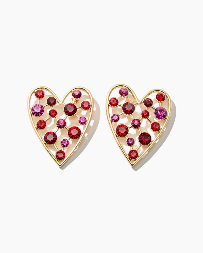 新着 - Earrings Stud Heart Crystal Accessories Herrera Carolina | アクセサリー