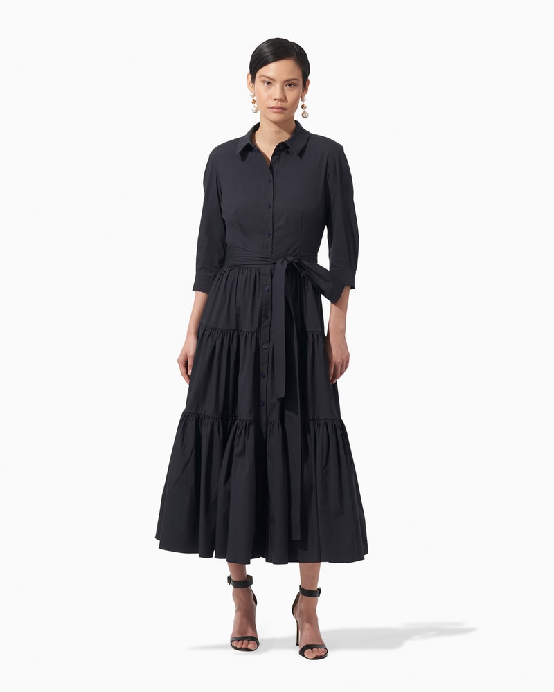 Tiered shirt dress 2025