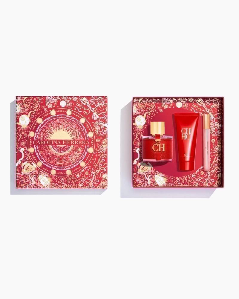 Carolina Herrera ミニ香水10ml とボディーオイル 100ml