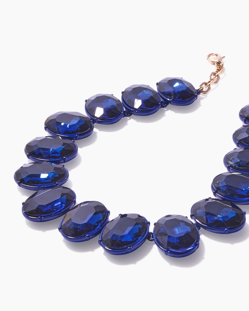 Faceted crystal necklace 2025