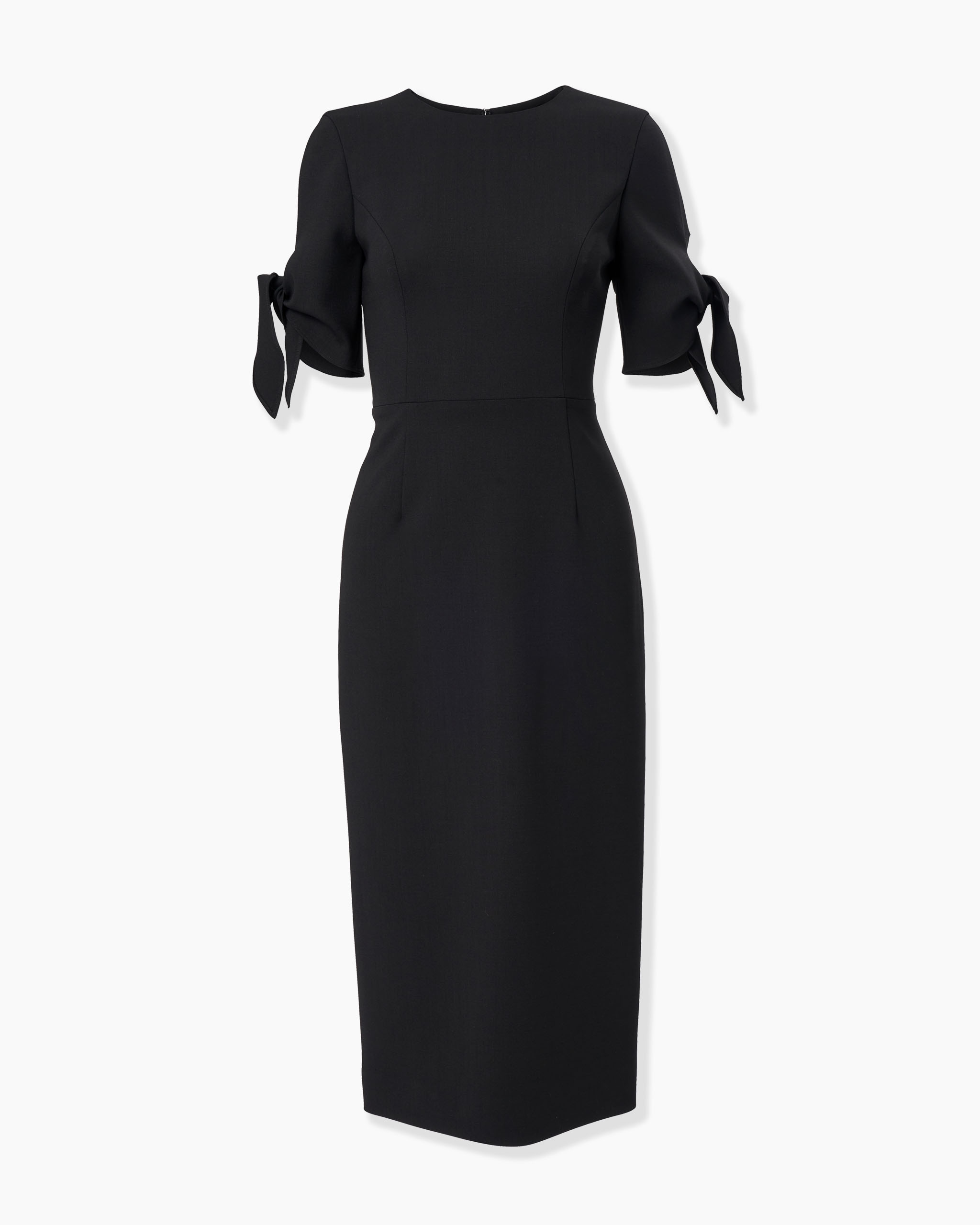 tie sleeve midi dress Tie-Sleeve Midi Dress