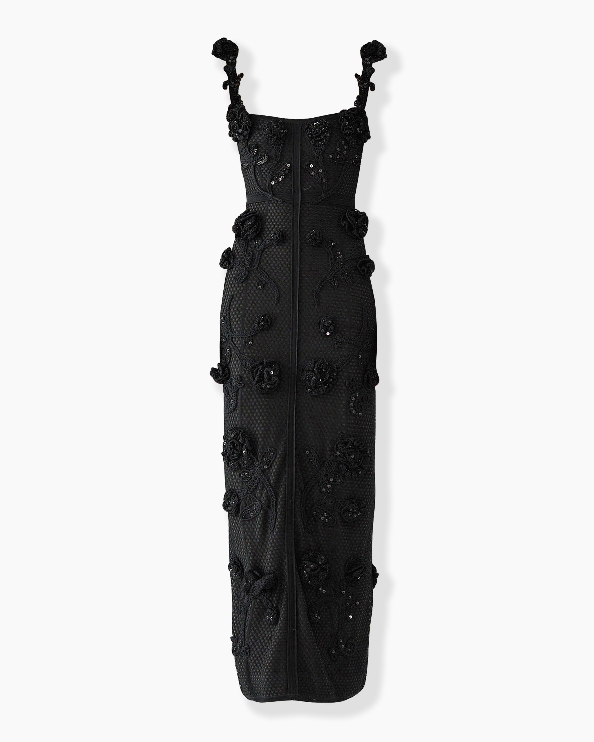 Floral-Crocheted Midi Dress | Carolina Herrera US