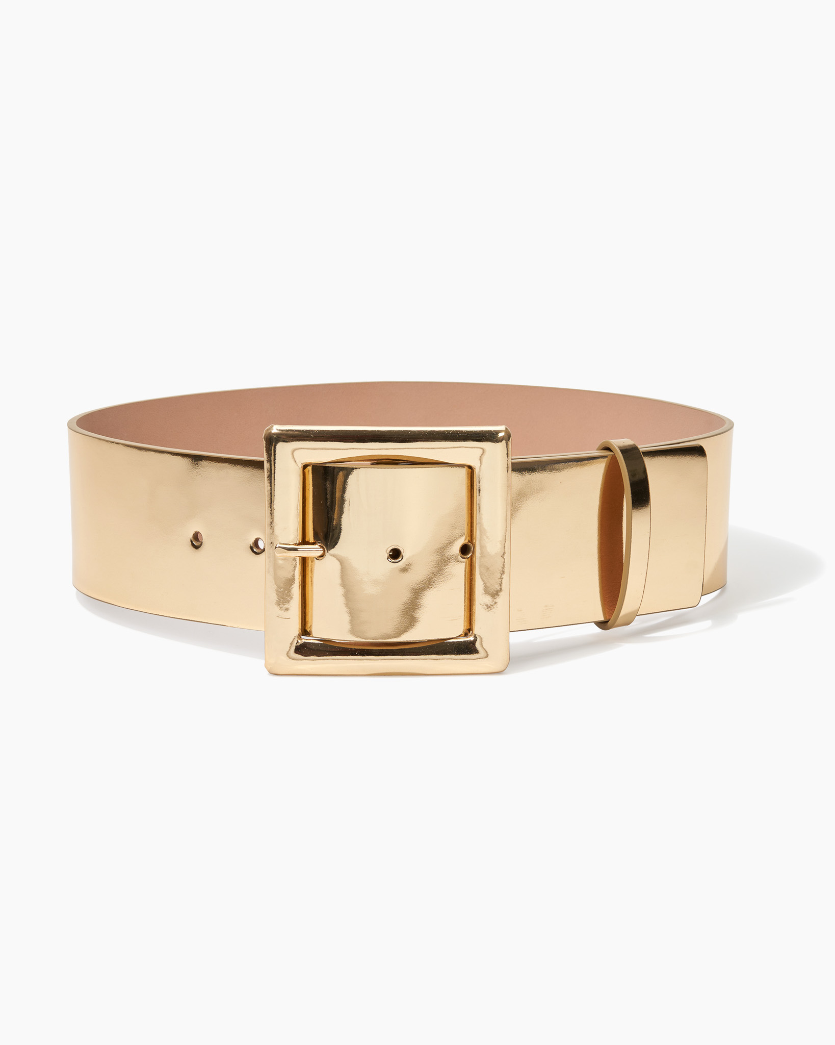 CAROLINA HERRERA #33930 Brown Leather Round Logo Buckle Belt Initials Insignia | Reversible belt black/cognac - CH  main image 4