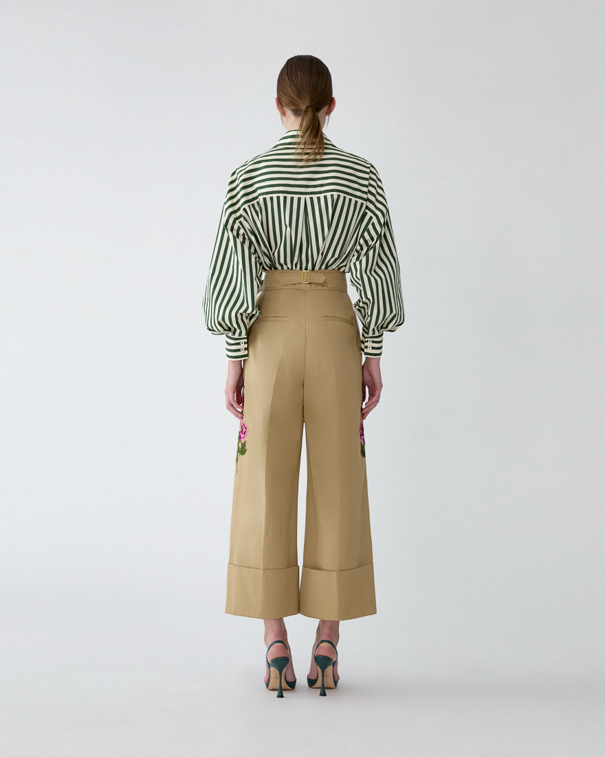 Striped Clara Shirt | Carolina Herrera US